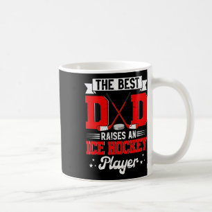 Bester Vater erzieht einen Eishockeyspieler zum Va Kaffeetasse