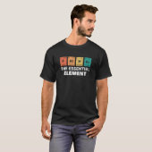 Bester Vater Essential Element Vatertag GeschenkPe T-Shirt (Vorne ganz)