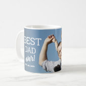 Bester Vater EVENT Modernes, individuelles Foto Kaffeetasse (Vorderseite Links)
