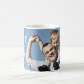 Bester Vater EVENT Modernes, individuelles Foto Kaffeetasse (Mittel)