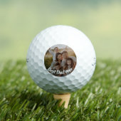 Bester Vater ever benutzerdefiniertes Foto Golfball (Insitu T-Shirt)