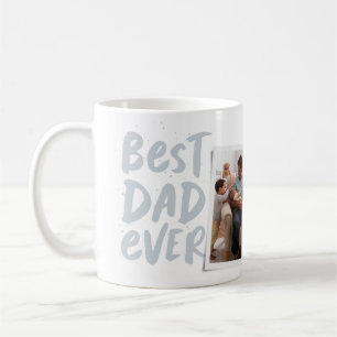 Bester Vater ever moderne Foto blau Vatertag Kaffeetasse
