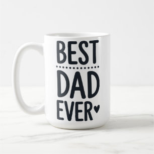 Bester Vater Ever Typografie Süße Vatertags-Tasse Kaffeetasse