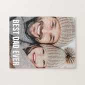 Bester Vater ever zum Vatertag Foto Puzzle (Horizontal)