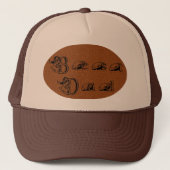 Bester Vater-Football-Text Truckerkappe (Vorderseite)