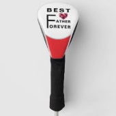 Bester VATER Forever - Golf Head Cover Headcover (Vorderseite)
