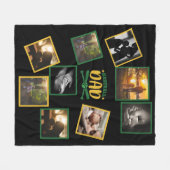 Bester VATER Foto Collage BASEBALL VATER Fleecedecke (Vorderseite (Horizontal))