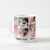 Bester Vater Foto-Collage Kaffeetasse (Vorderseite Links)
