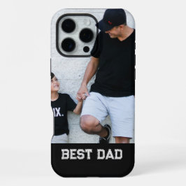 'Bester Vater' Foto individuell anpassbare Geschen iPhone 16 Pro Max Hülle
