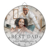 Bester Vater Foto Vater Dartscheibe (vorne)