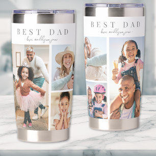 Bester Vater Fotocollage Thermobecher