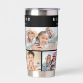 Bester Vater Fotocollage Thermobecher (Links)