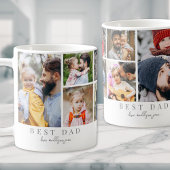Bester Vater FotoCollage Vater Kaffeetasse