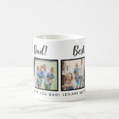 Bester Vater! Fotos Collage Kaffeetasse (Mittel)
