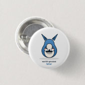 Bester Vater Fuchs der Welt Button (Vorne & Hinten)