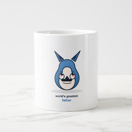 Bester Vater Fuchs der Welt Jumbo-Tasse (Vorderseite)