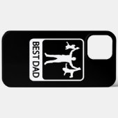 Bester Vater - Funny iPhone Case (Rückseite (Horizontal))