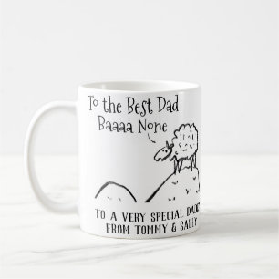 Bester Vater Funny Sheep Sprichwort a Pub Kaffeetasse