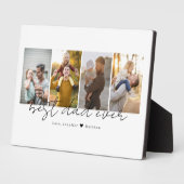 Bester Vater für alle 4 Fotos - Benutzerdefiniert Fotoplatte (Seite)