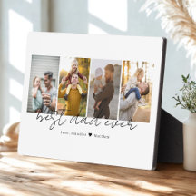 Bester Vater für alle 4 Fotos - Benutzerdefiniert