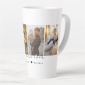 Bester Vater für alle 4 Fotos - Benutzerdefiniert Milchtasse (Rechte Ecke)