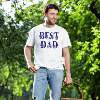 Bester Vater für amerikanischer Flaggen T-Shirt
