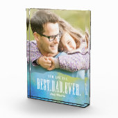 Bester Vater für Aquarellfarben je Acrylglas-Foto- Fotoblock (Rechts)