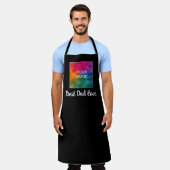 Bester Vater für benutzerdefinierte Bildfarbvorlag Schürze (Getragen)