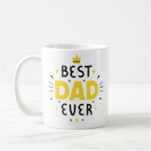 Bester Vater für Black & Yellow-Kaffee Kaffeetasse (Links)