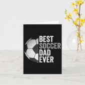 Bester Vater für Fußball je Vater &# s Day Soccer Karte (Gelbe Blume)