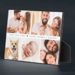 Bester Vater für Herz-Kreislauf-Foto Fotoplatte<br><div class="desc">Feiern Sie einen besonderen ersten Vatertag mit unserem "Simple Niedlich Best Vater Ever Heart Family Custom Foto Collage Easel Plaque". Dieses charmante Foto Plaque besticht durch eine Collage Ihrer Lieblingsfotos und ist somit ein einzigartiger und herzlicher Sake. Dieses personalisierte Geschenk eignet sich perfekt für die Präsentation von Erinnerungen, die in...</div>