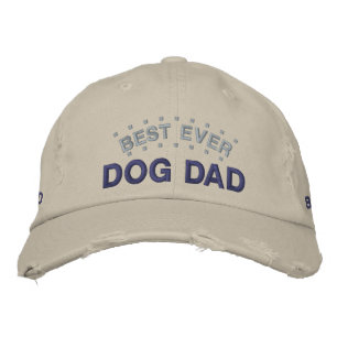 Bester Vater für Hunde - Farbspass-Sprichwort-Ston Bestickte Baseballkappe