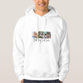 Bester Vater für Hunde - Individuelle 3-Foto Colla Hoodie