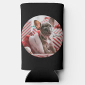 Bester Vater für Hunde je Benutzerdefinierter Text Selters Dosenkühler (Rückseite)