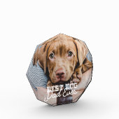 Bester Vater für Hunde je Modernes Haustier Fotoblock (Links)