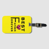 Bester VATER für immer - Gepäckanhänger (Vorderseite (Horizontal))