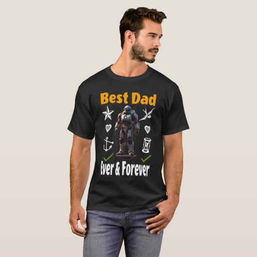 Bester Vater für immer T-Shirt (Vorne ganz)