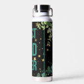 Bester Vater für jeden Blumenrahmen Trinkflasche (Rückseite)