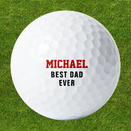 Bester Vater für jeden Individuelle Name Personali Golfball