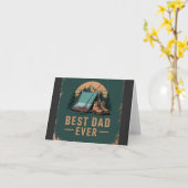 Bester Vater für jedes Camping Karte (Gelbe Blume)