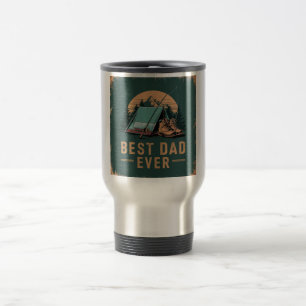 Bester Vater für jedes Camping Reisebecher