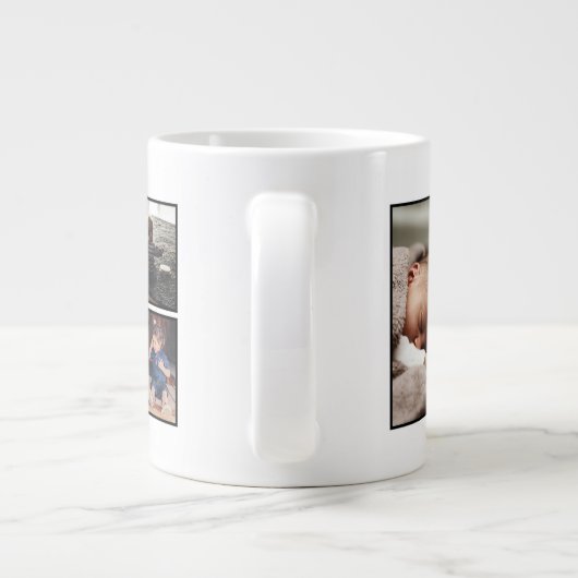 Bester Vater für jedes Multi-Foto Jumbo-Tasse (Rückseite)
