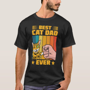 Bester Vater für Katzen je Haustiere Kätzchen Anhe T-Shirt