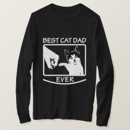Bester Vater für Katzen je - Langschläfchen-Shirt T-Shirt