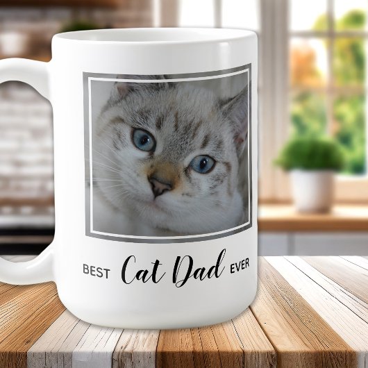 Bester Vater für Katzen je - Personalisiertes Nied Kaffeetasse