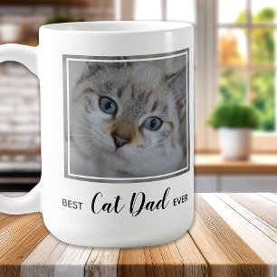 Bester Vater für Katzen je - Personalisiertes Nied Kaffeetasse