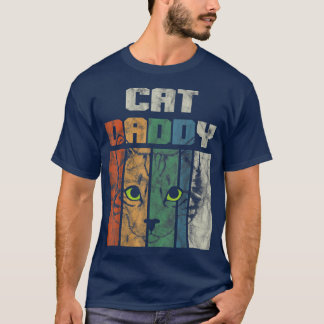 Bester Vater für Katzen je, Retro Vatertag, Vintag T-Shirt