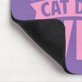 Bester Vater für Katzen je - Silhouette Mousepad (Ecke)