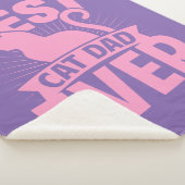 Bester Vater für Katzen je - Silhouette Sherpadecke (3/4)