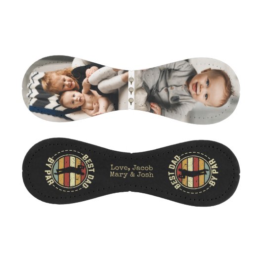 Bester Vater für Par Custom Foto Baseball (Paneele)